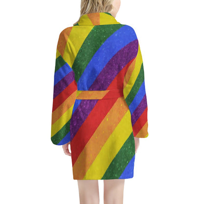 LGBT Pride Women's Bathrobe