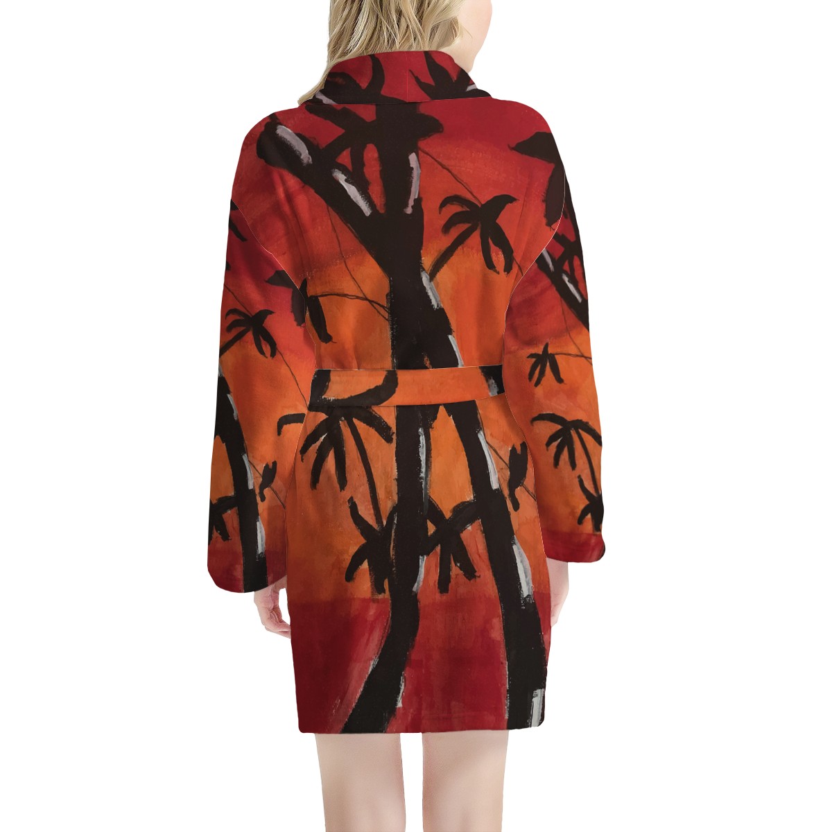 Bamboo at Sunset Women's Bathrobe