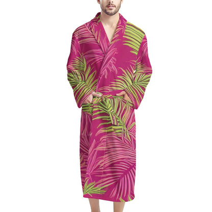 Tropical Men's Bathrobe