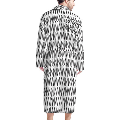 African | Ethnic | Mudcloth | #19 Men's Bathrobe