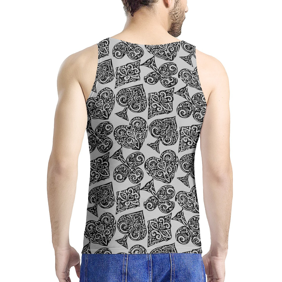 Poker Men's All Over Print Tank - Luxtrini, LLC