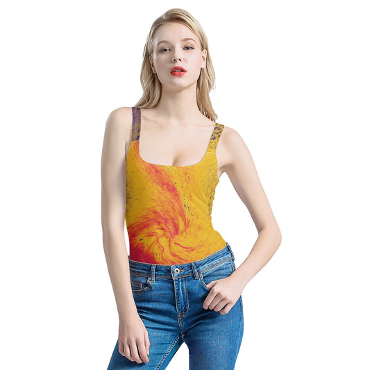 Pele's Fire Women's One-Piece Halterneck Swimsuit Women