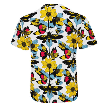 Bees and Sunflowers New Men's All Over Print T-shirt