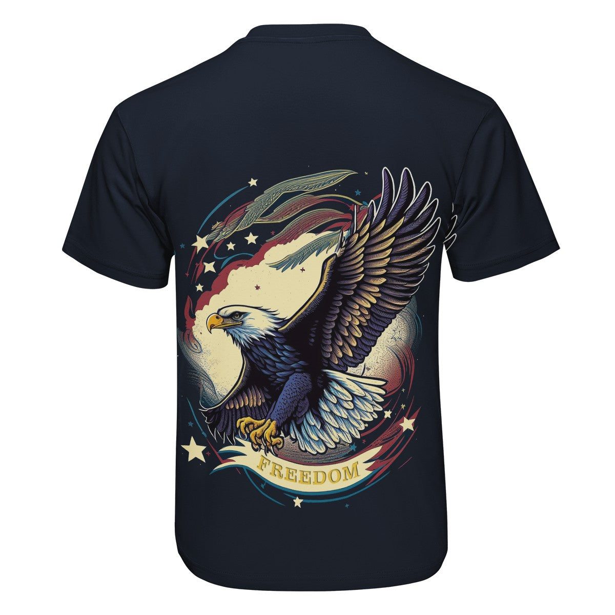 Freedom Flyer: Celebrating the Bald Eagle as a Symbol of Freedom and Strength in the USA New Men's All Over Print T-shirt