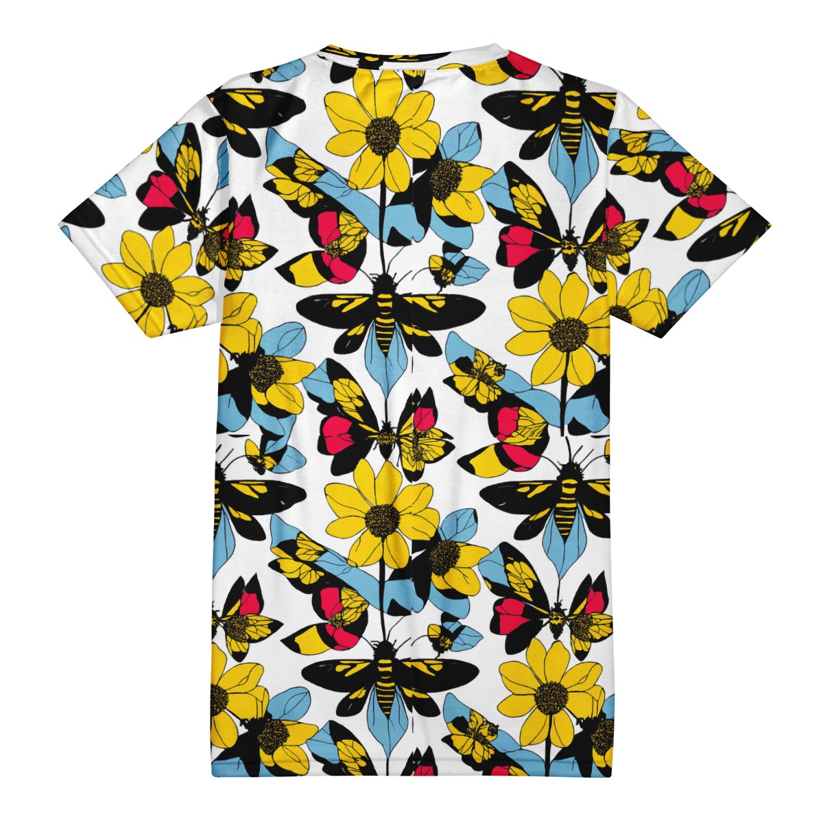 Bees and Sunflowers New Men's All Over Print T-shirt