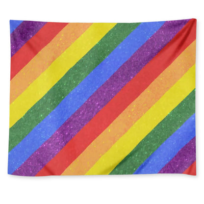 LGBT Pride Motif Pattern Wall Tapestry