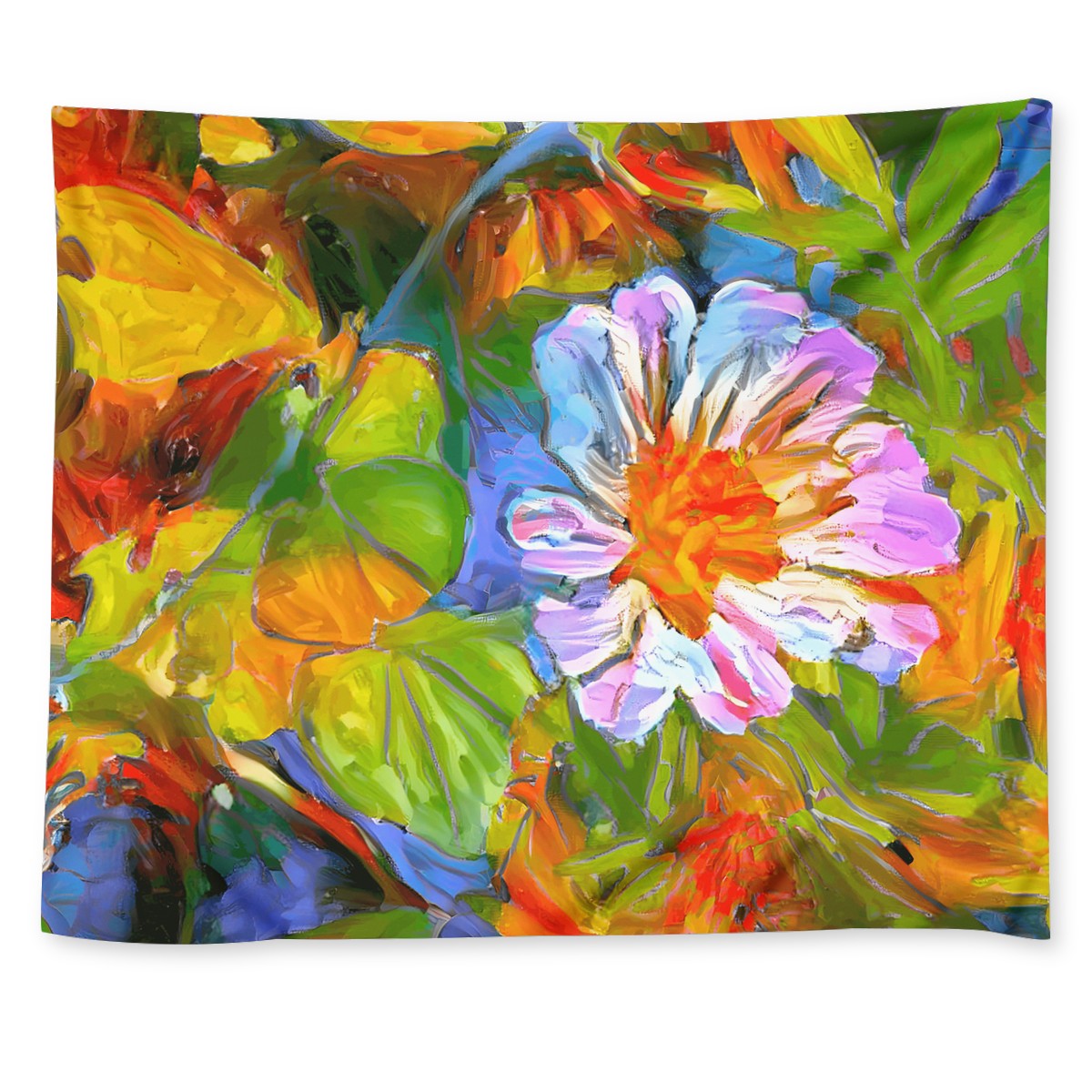 Petunia Flower Wall Tapestry