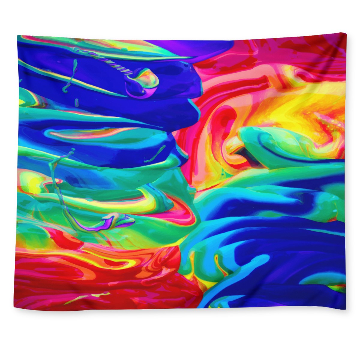 Rainbow Confusion Wall Tapestry
