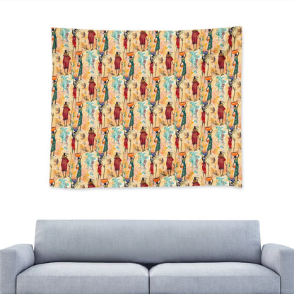Tribal pattern Wall Tapestry Universal