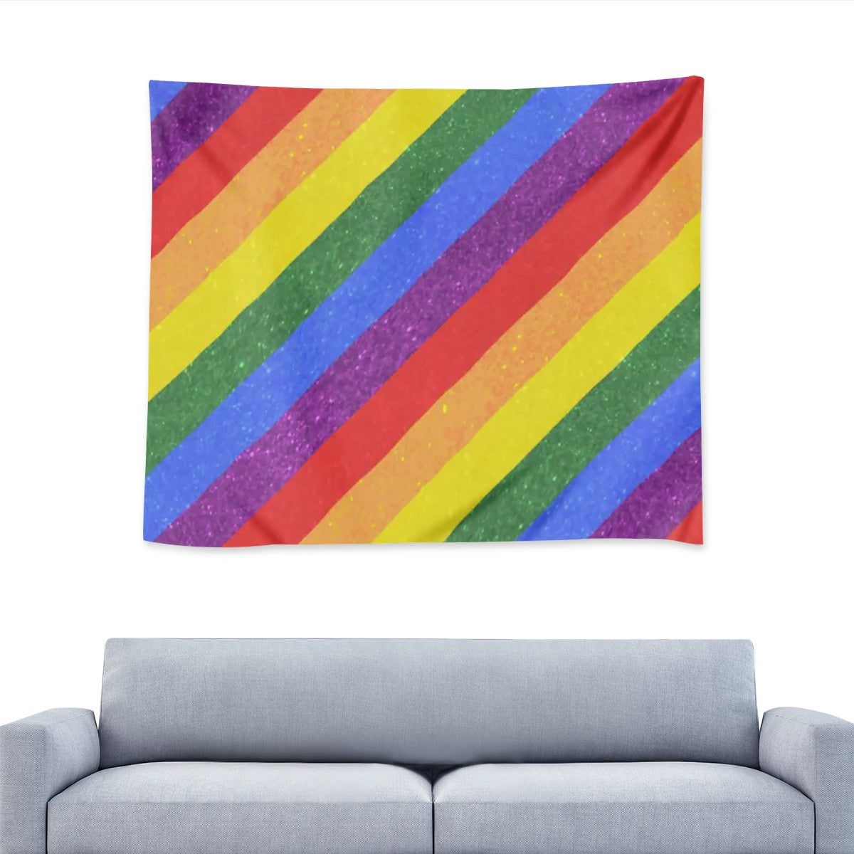 LGBT Pride Motif Pattern Wall Tapestry