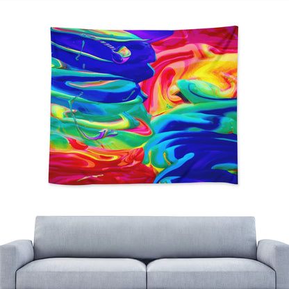 Rainbow Confusion Wall Tapestry Universal