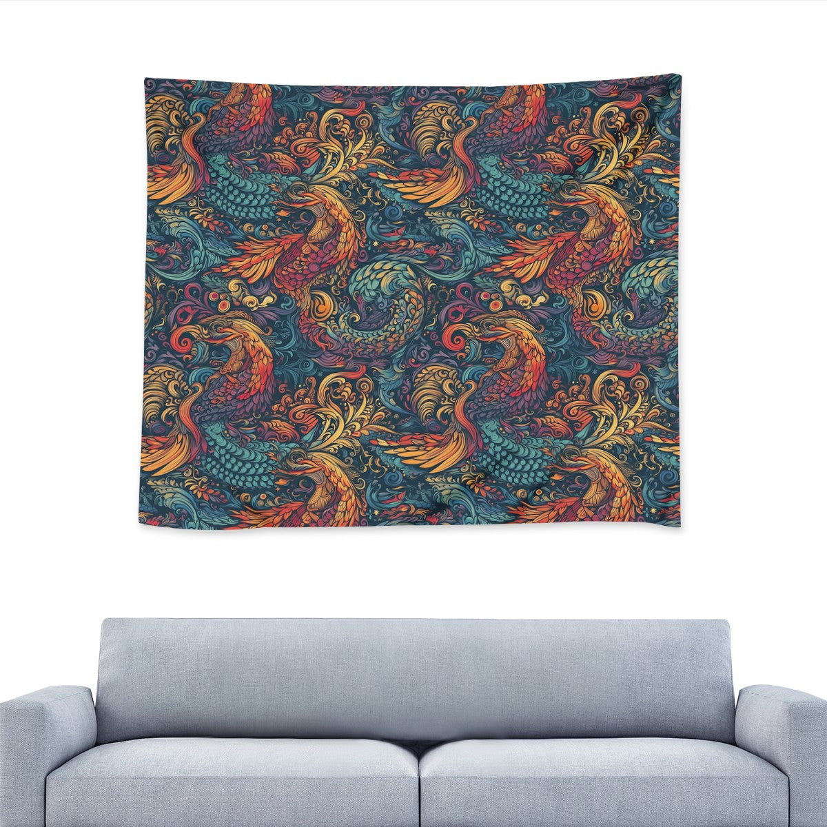 Dragon and Phoenix Wall Tapestry Universal