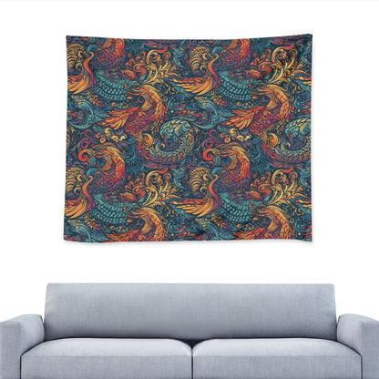Dragon and Phoenix Wall Tapestry Universal