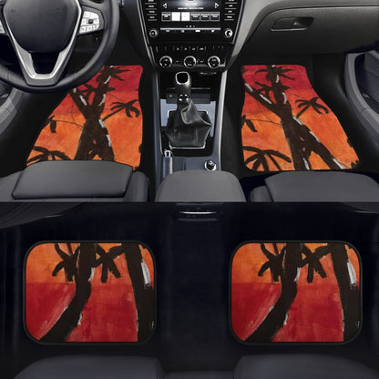 Bamboo at Sunset Car Floor Mats