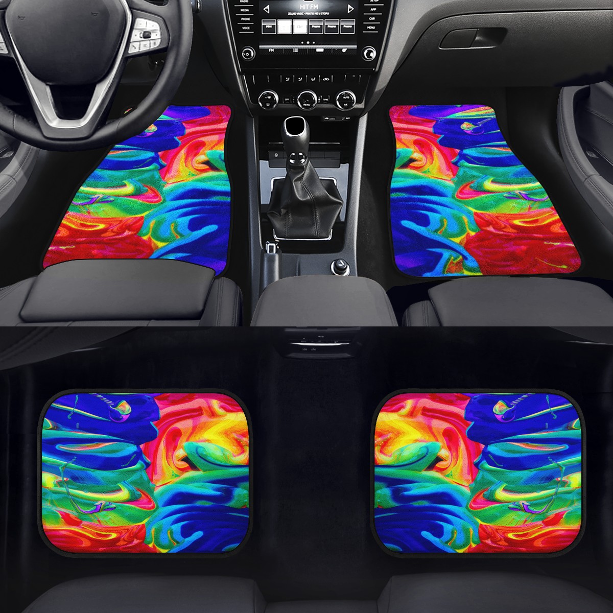 Rainbow Pride | Gay Pride | LGBTQ Pride | Confusion Car Floor Mats