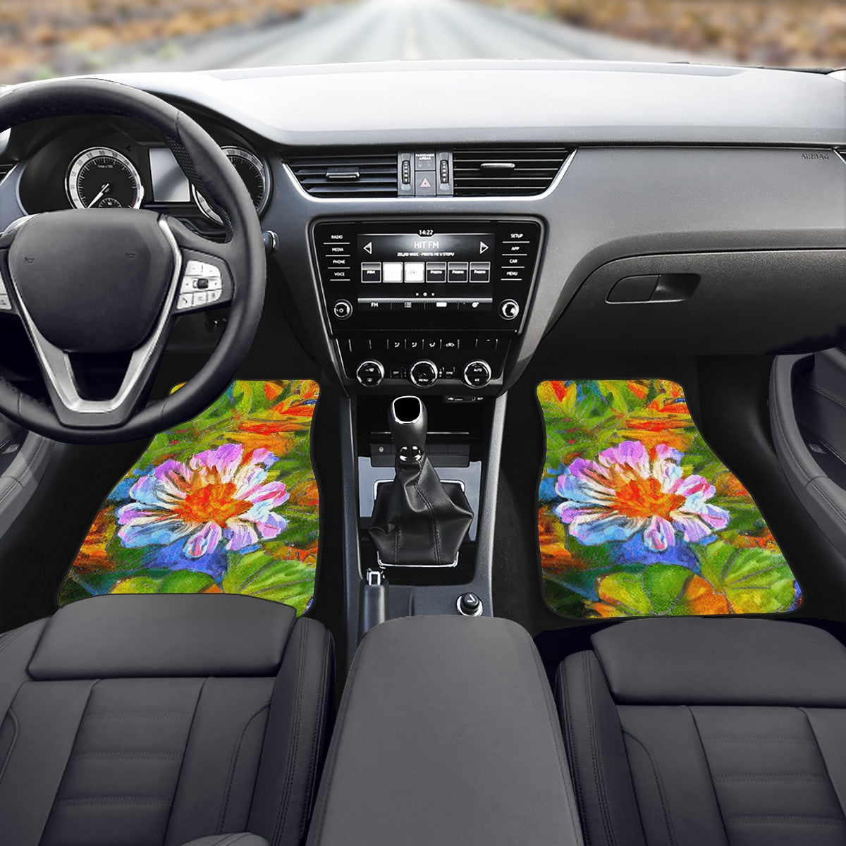 Petunia Flower Car Floor Mats