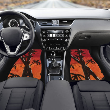 Bamboo at Sunset Car Floor Mats