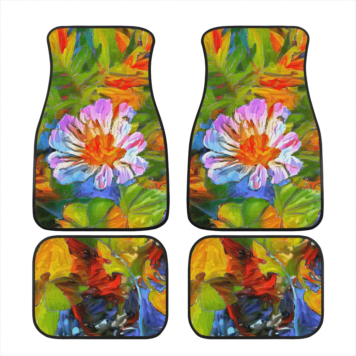 Petunia Flower Car Floor Mats