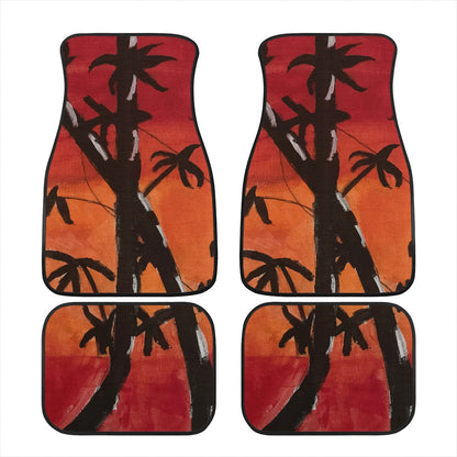 Bamboo at Sunset Car Floor Mats