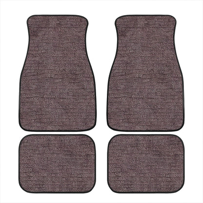 African | Ethnic | Mudcloth | Car Floor Mats