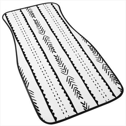 African, Ethnic, Mudcloth, Car Floor Mats