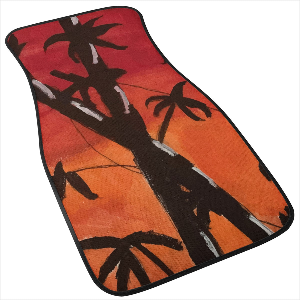 Bamboo at Sunset Car Floor Mats