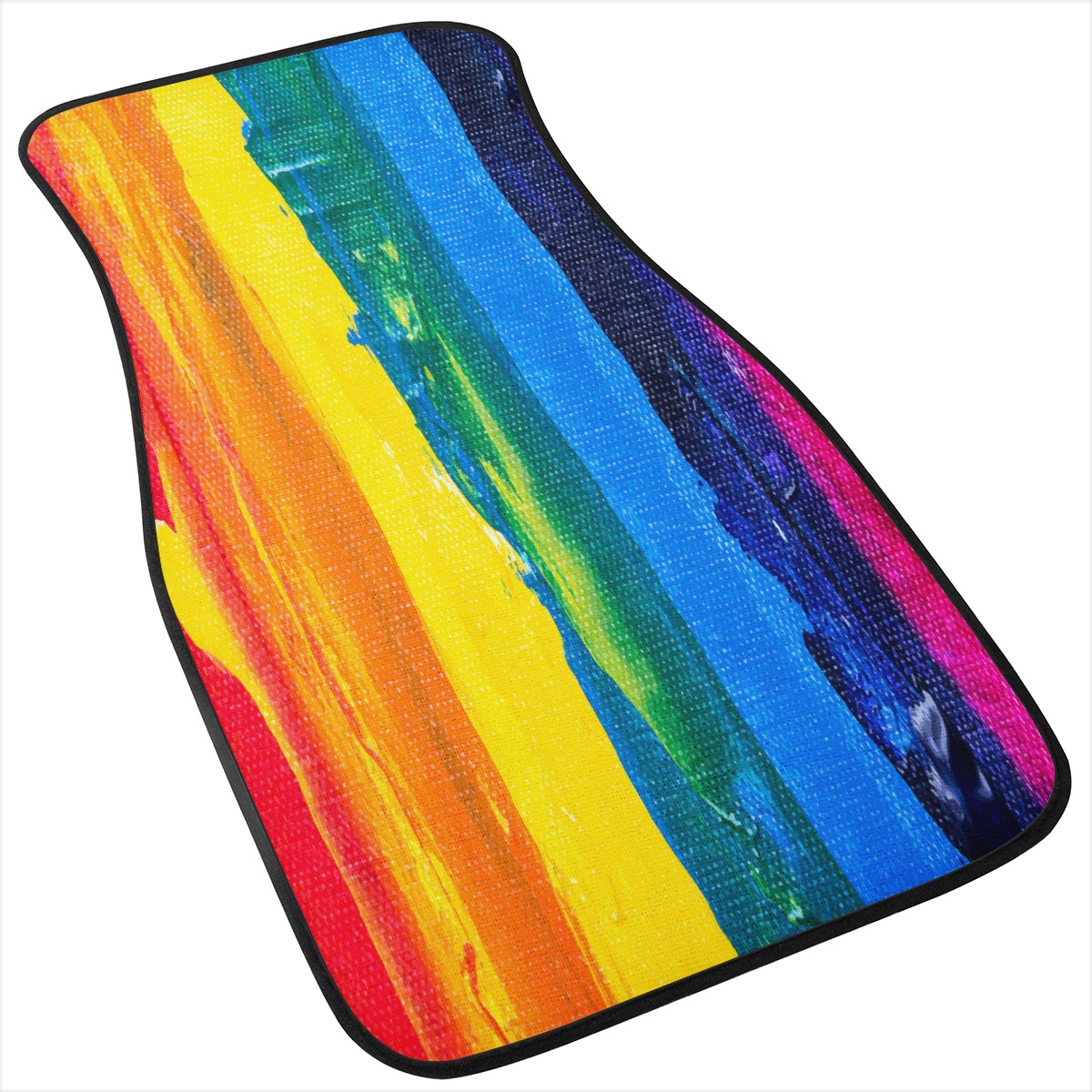 Rainbow Painting Car Floor Mats