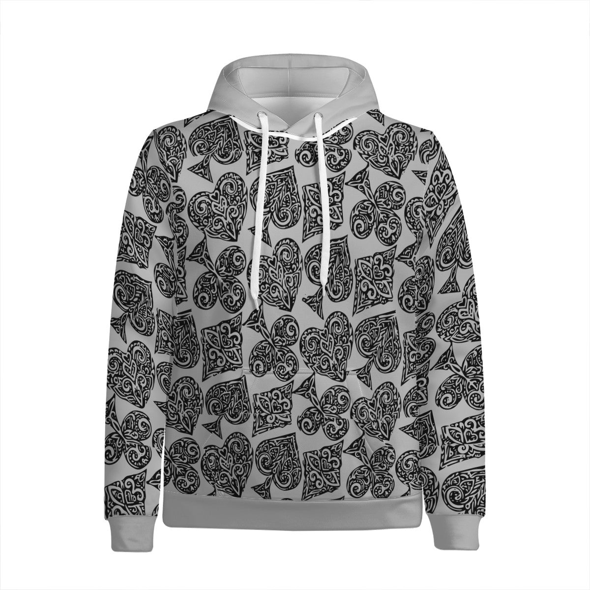 Poker Men's All Over Print Hoodie - Luxtrini, LLC