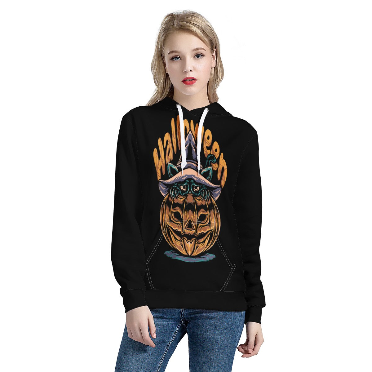 Halloween 2022 Women's All Over Print Hoodie - Luxtrini, LLC