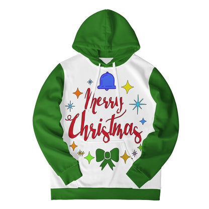 Women's All Over Print Hoodie - Merry Christmas - Luxtrini, LLC