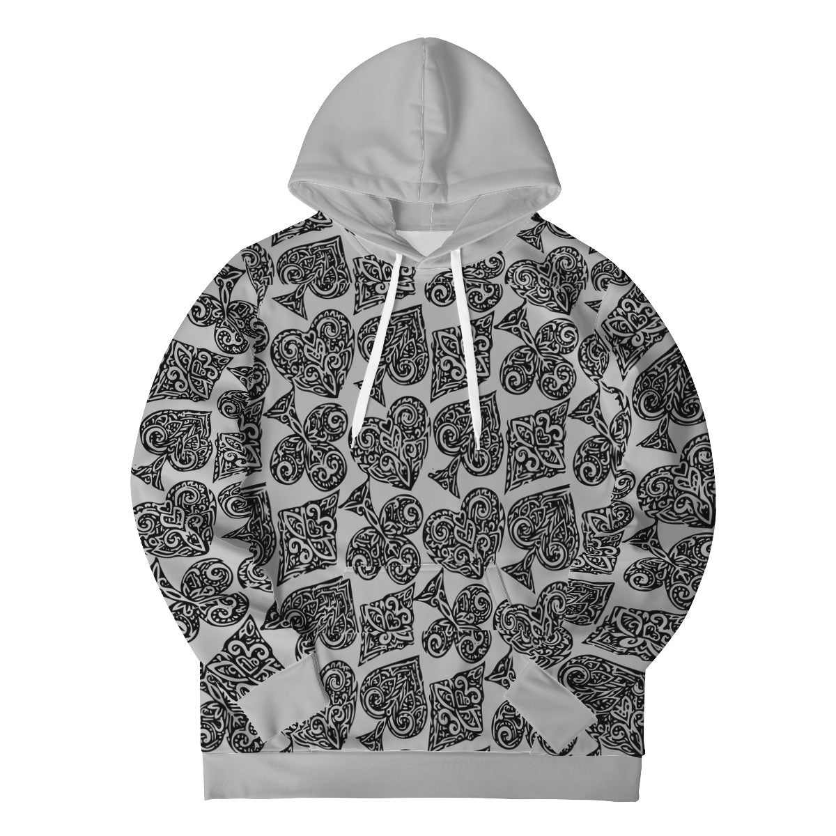 Poker Women's All Over Print Hoodie - Luxtrini, LLC