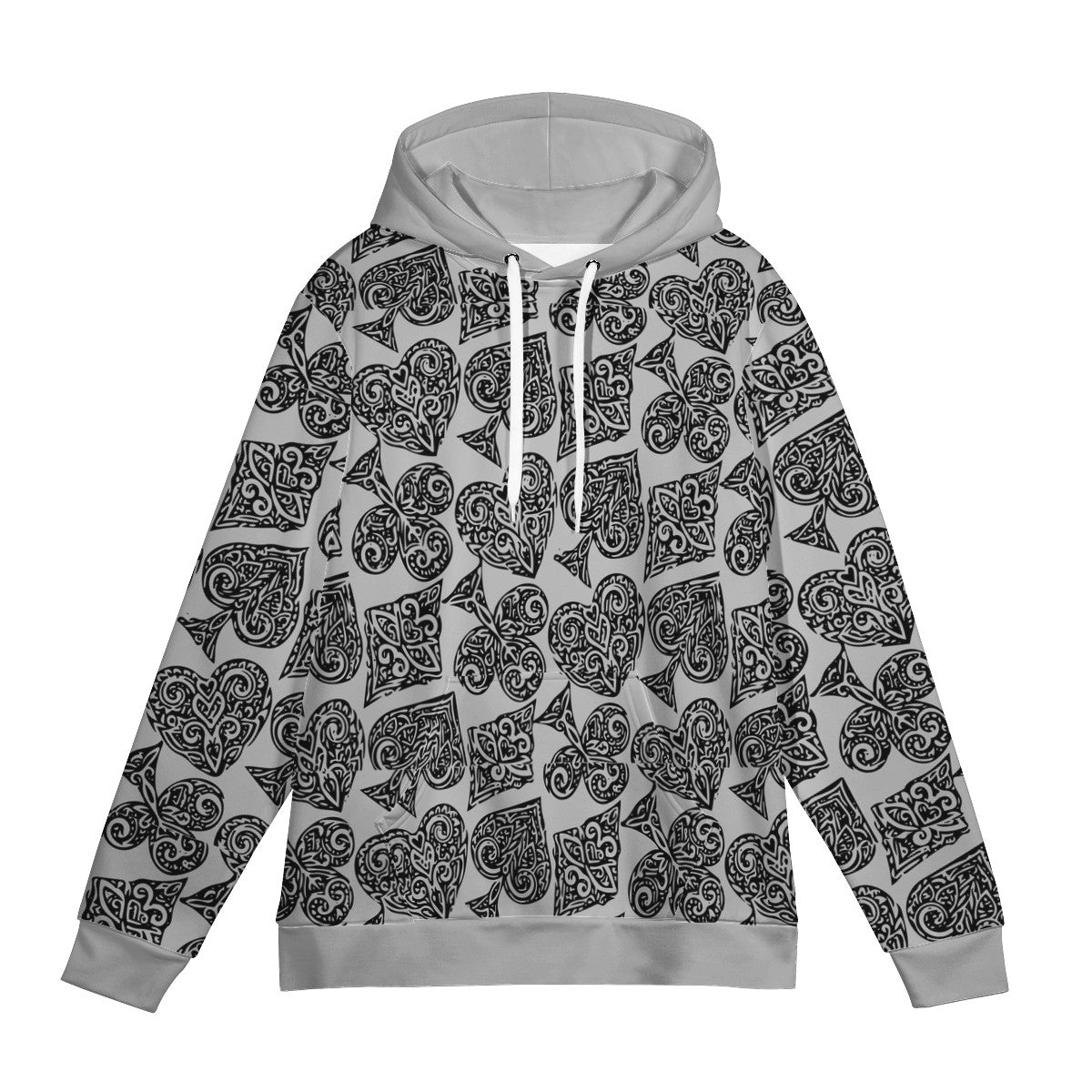 Poker Women's All Over Print Hoodie - Luxtrini, LLC