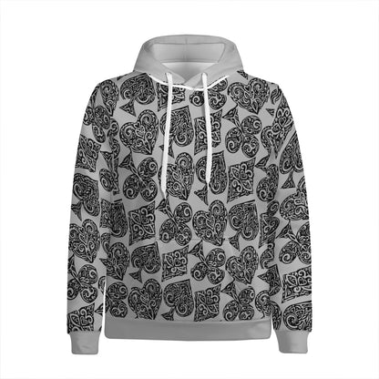 Poker Women's All Over Print Hoodie - Luxtrini, LLC