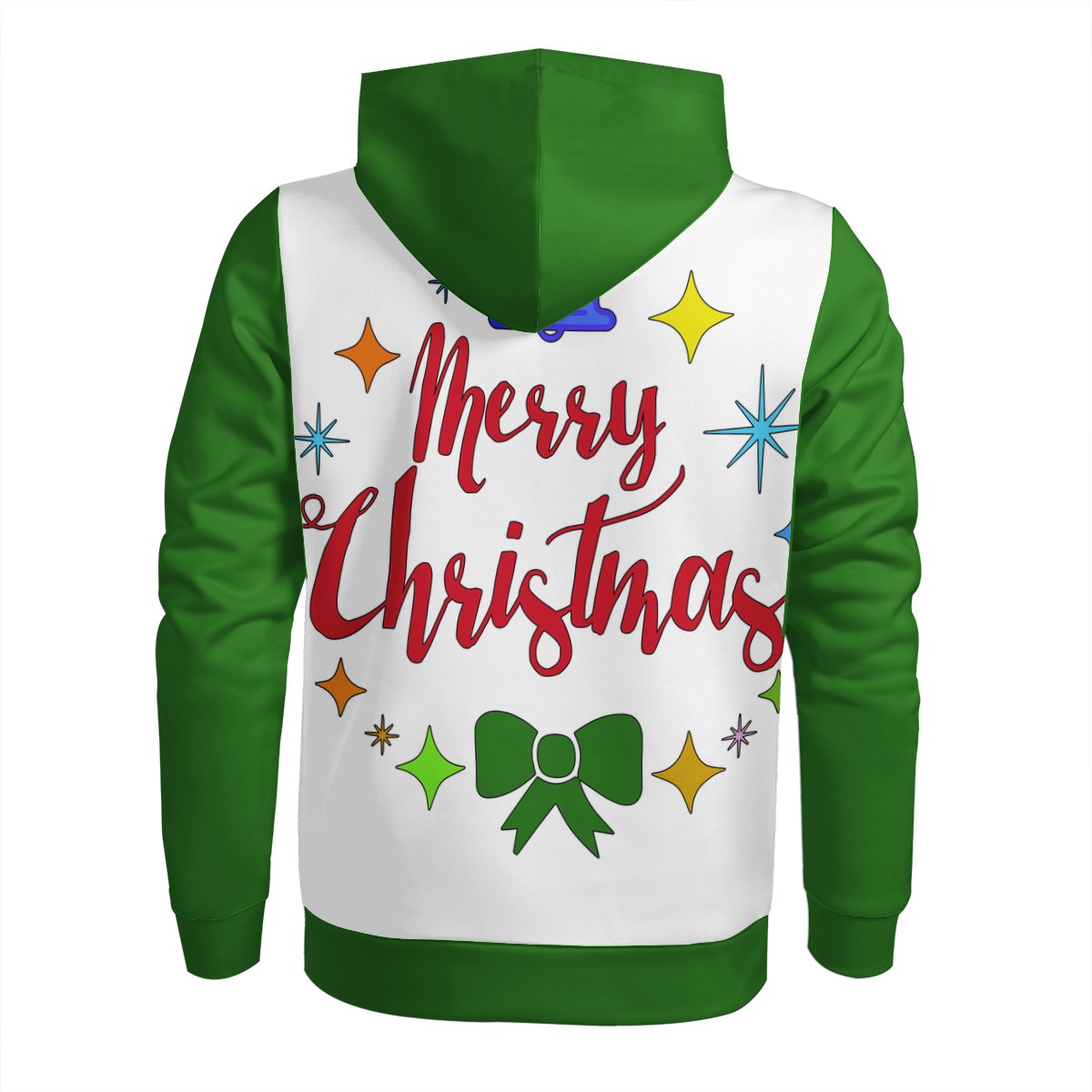 Women's All Over Print Hoodie - Merry Christmas - Luxtrini, LLC