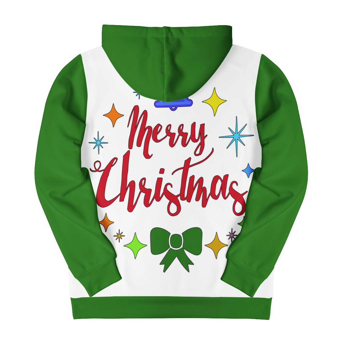 Men's All Over Print Zip Hoodie - Merry Christmas - Luxtrini, LLC