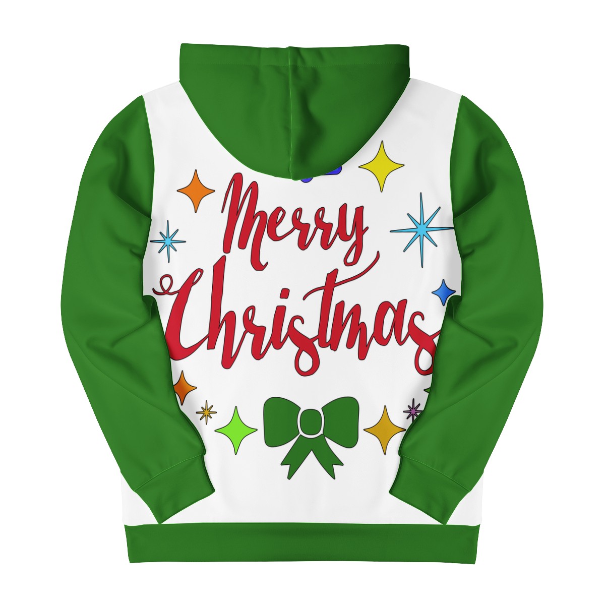 Women's All Over Print Zip Hoodie - Merry Christmas - Luxtrini, LLC