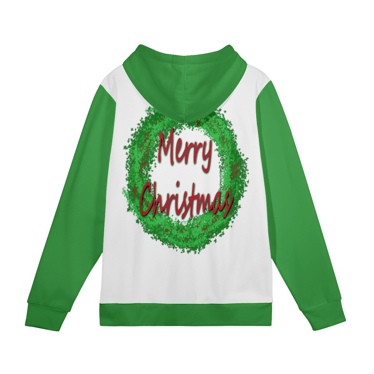 Women's All Over Print Zip Hoodie - Merry Christmas - Luxtrini, LLC