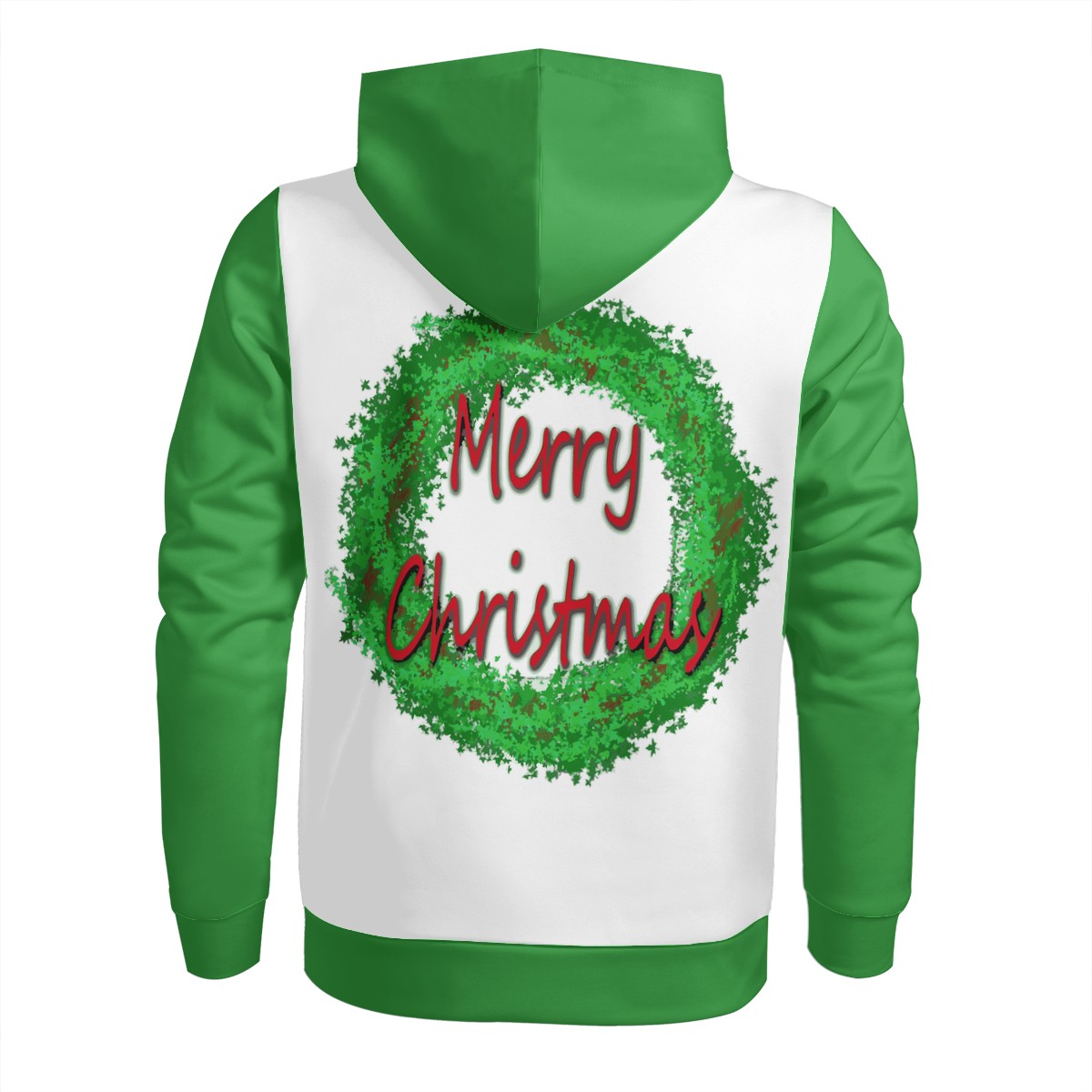 Women's All Over Print Zip Hoodie - Merry Christmas - Luxtrini, LLC