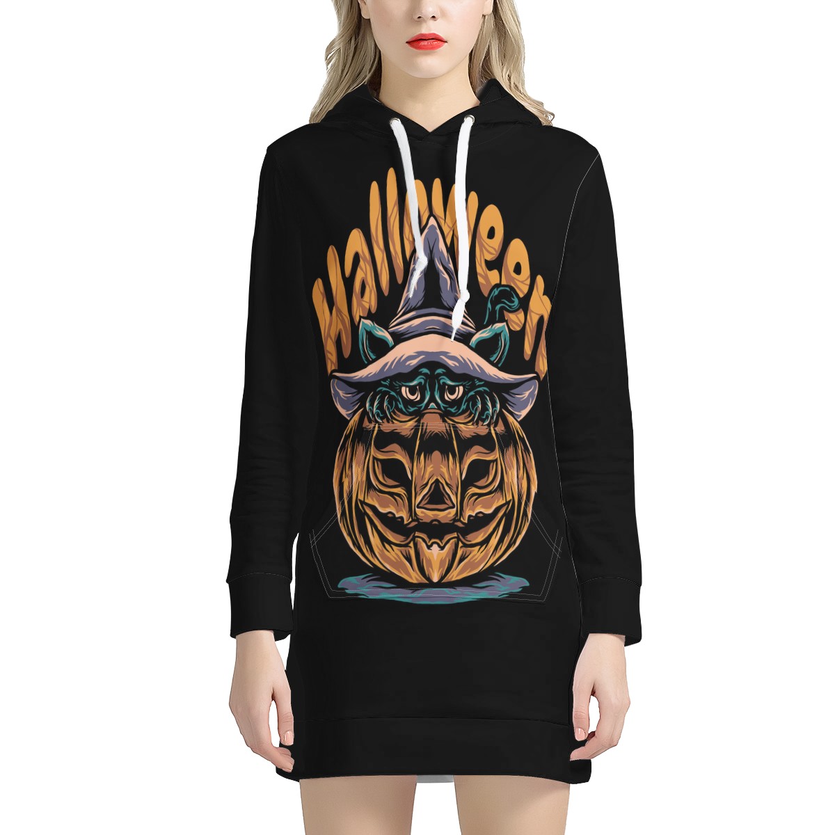 Halloween 2022 Women's Hoodie Dress - Luxtrini, LLC