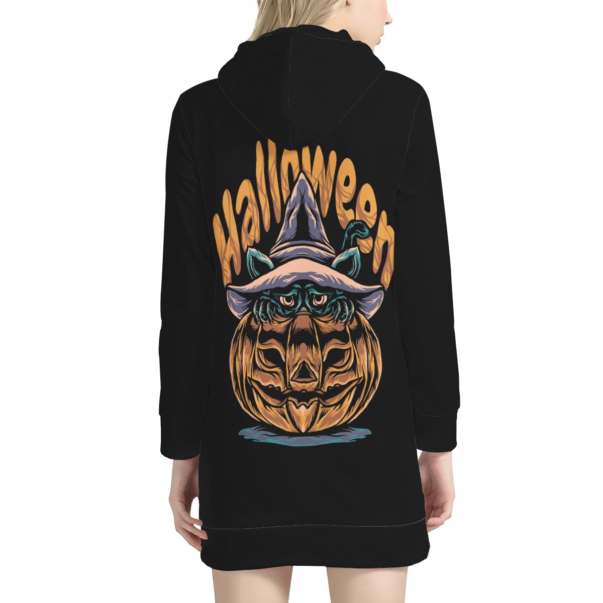 Halloween 2022 Women's Hoodie Dress - Luxtrini, LLC