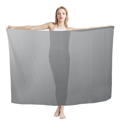 Silver Gray Sarong Scarf