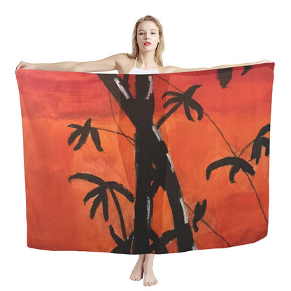 Bamboo at Sunset - Sarong Scarf