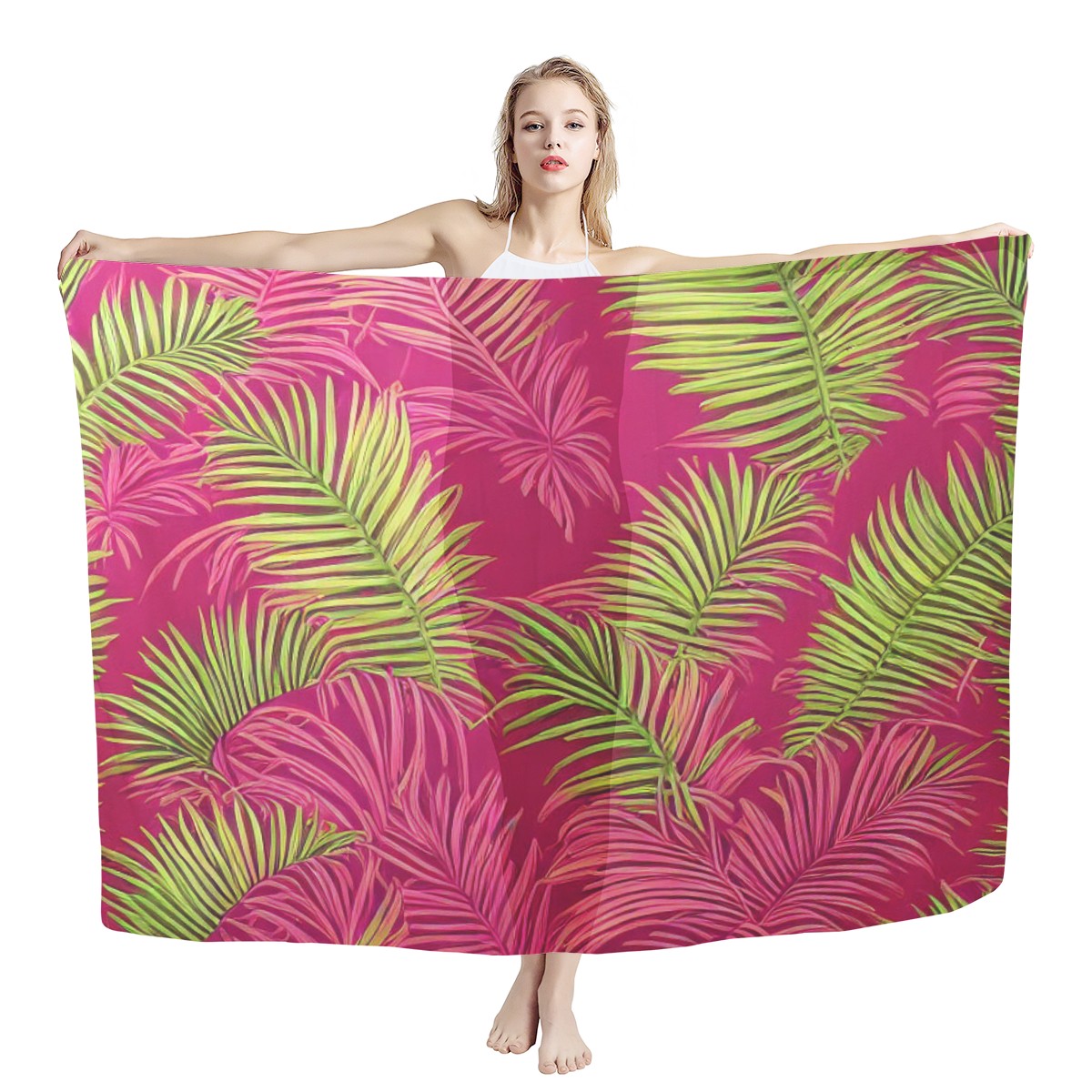 Sago Palms Tropical Sarong Scarf