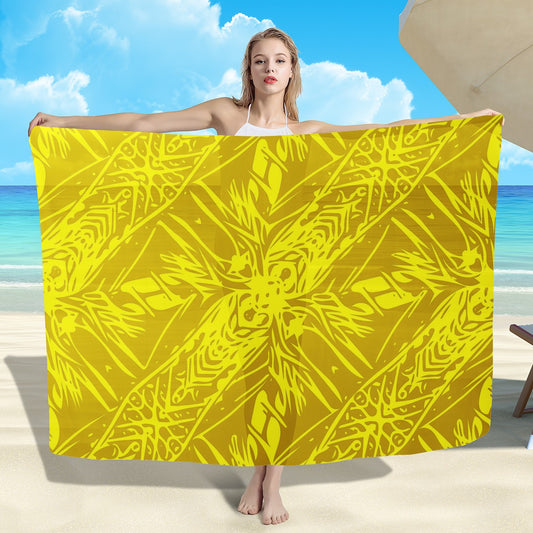 Yellow Fern Sarong Scarf