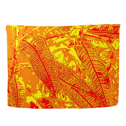 Orange Croton Sarong Scarf