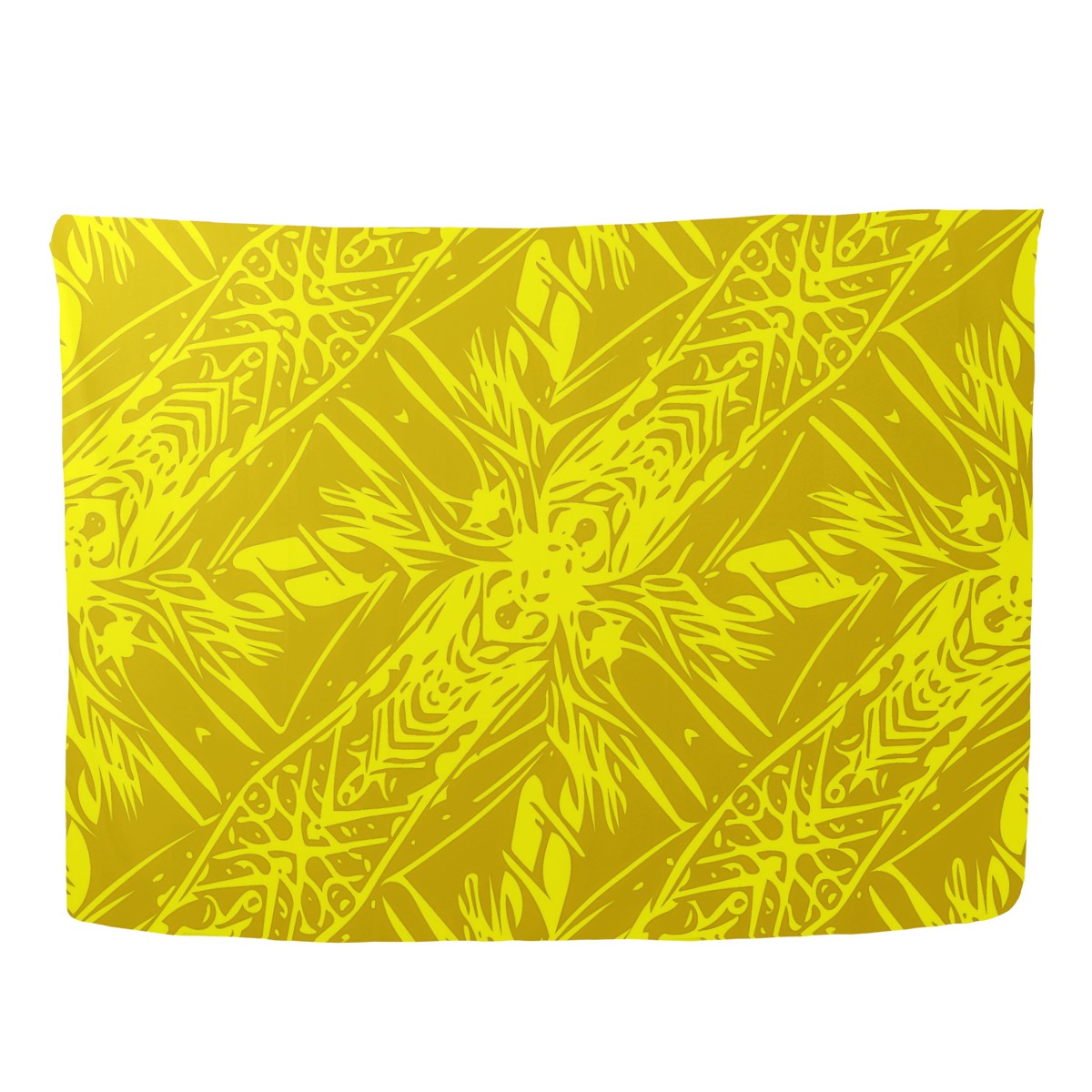 Yellow Fern Sarong Scarf