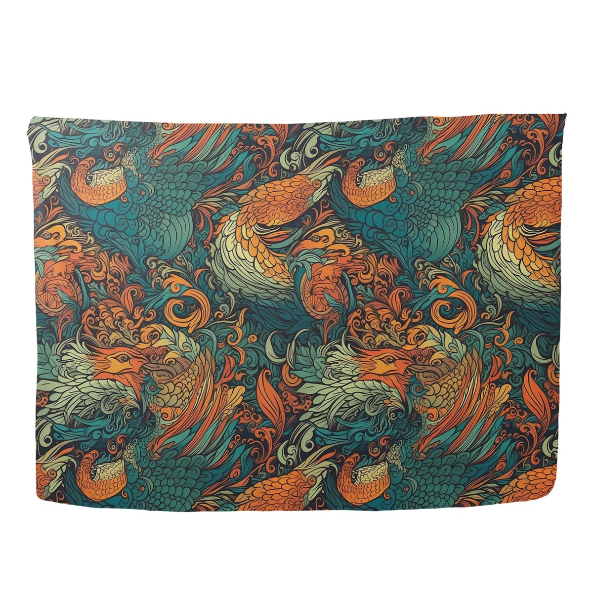 Our Exquisite Dragon and Phoenix Sarong Scarf