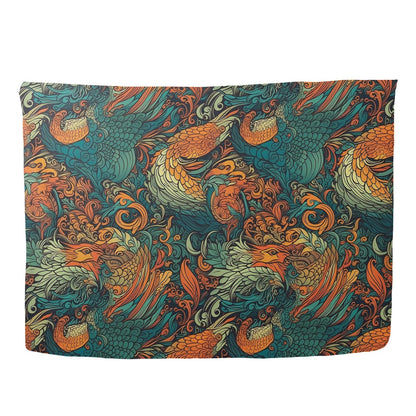 Our Exquisite Dragon and Phoenix Sarong Scarf
