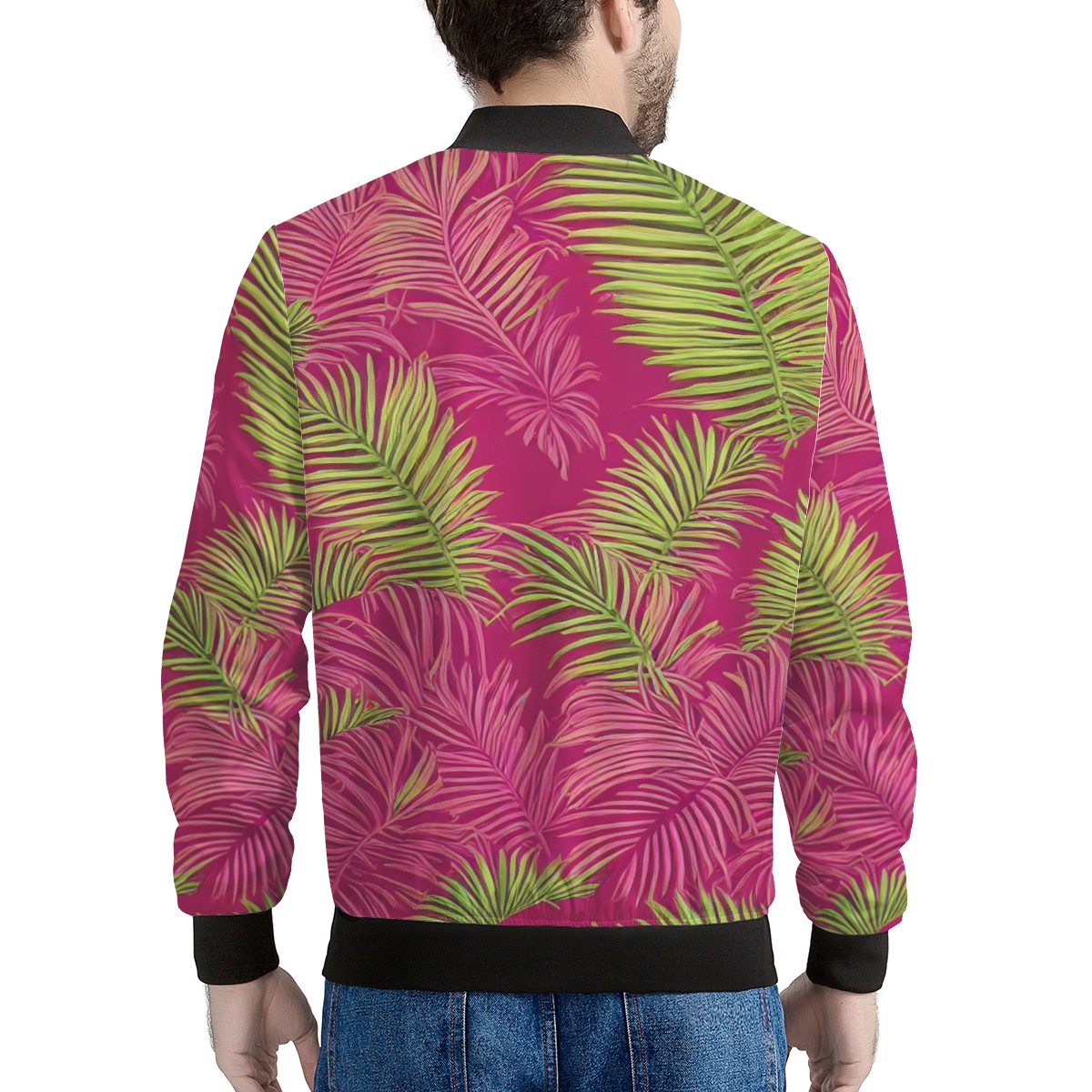 Sago Palm - Good Fortune, Longevity, Wealth Men's Bomber Jacket