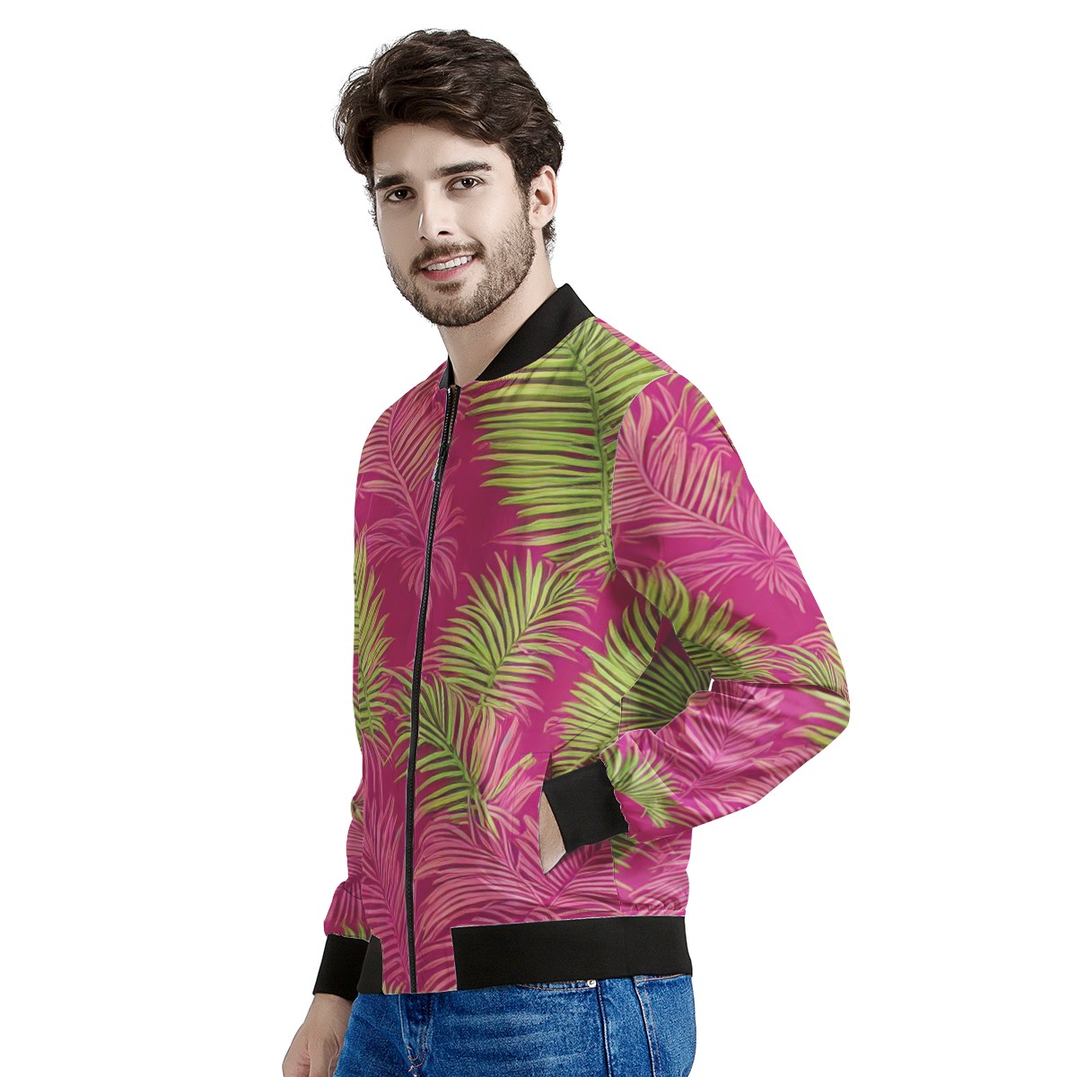 Sago Palm - Good Fortune, Longevity, Wealth Men's Bomber Jacket